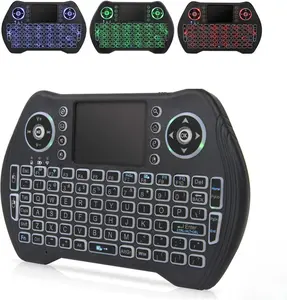Mini Wireless Keyboard with Touchpad & Mouse Combo Remote Control Rechargeable Li-ion Battery.