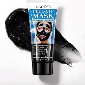 Dead Sea Mud & Mineral Rich Peel-Off Face Mask, All Skin Types - Natural Pore Cleansing, Skin Refreshing, Gentle Exfoliating & Softening, Daily Beauty Single Pack