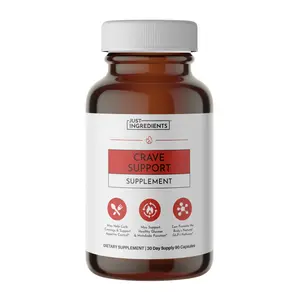 Just Ingredients Crave Support Supplement - 30 Day Supply 90 Capsules for Balanced Blood Sugar & Metabolic Function