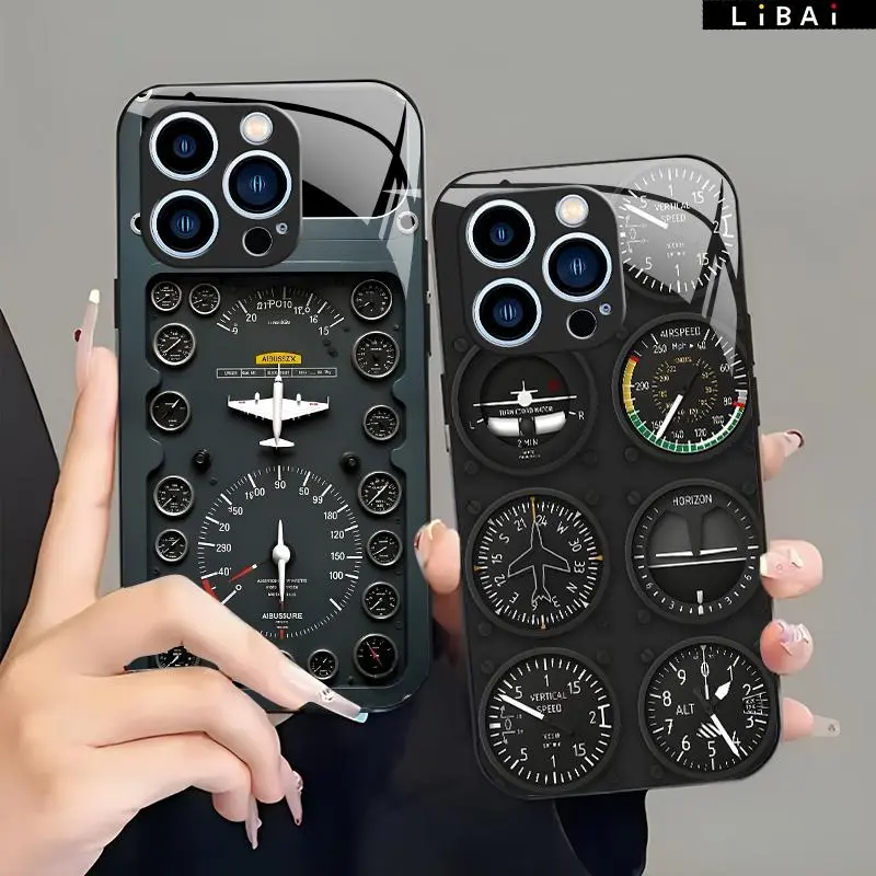 Suitable for [iPhone 14 Pro] New high-end glass  mobile phone case New business simple mobile phone case Affordable price Anti-drop and anti-fingerprint-888