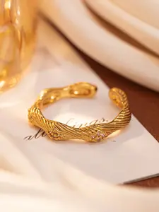 French Vintage Zircon Geometric Ring, Vintage Rings, Elegant Ladies' Fashion Jewelry, Perfect for Daily Wear and Parties, Ideal Gift for Wife/girlfriend/family