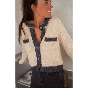 Beige Laly Cardigan