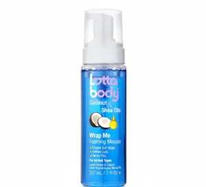 Coconut Oil and Shea Wrap Me Foaming Curl Mousse , Creates Soft Wraps, Hair Mousse for Curly Hair, Defines Curls, Anti Frizz, 7 Fl Oz