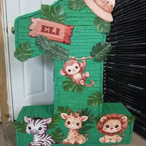Safari number piñatas 22 inches
