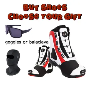 Biker boots CE certified Motorcycle shoes Urban Waterproof Men's Cycling Shoes Comfort Leather Rubber