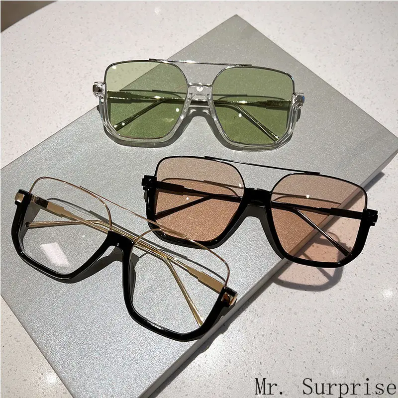 TY822 Korean Style Half Frame Sunglasses, Anti Glare Trendy Shades, Internet Celebrity Street Shooting Eyewear, Casual  Youthful Looking Sun Glasses for Women Daily Outdoor, Anti-Uv Women's Sunglasses, Celebrity-Inspired Women's Sunglasses