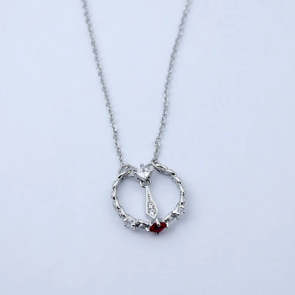 Anime Tian Guan Ci Fu Hua Cheng Xie Lian Cosplay Necklace Unisex Heaven Official's Blessing Clavicular Chain Jewelry