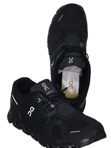 On Cloud 5 All Black Men's Sneaker with CloudTec Sole & Speedboard Technology Breathable Moisture-Wicking Lining Perfect for Any Terrain