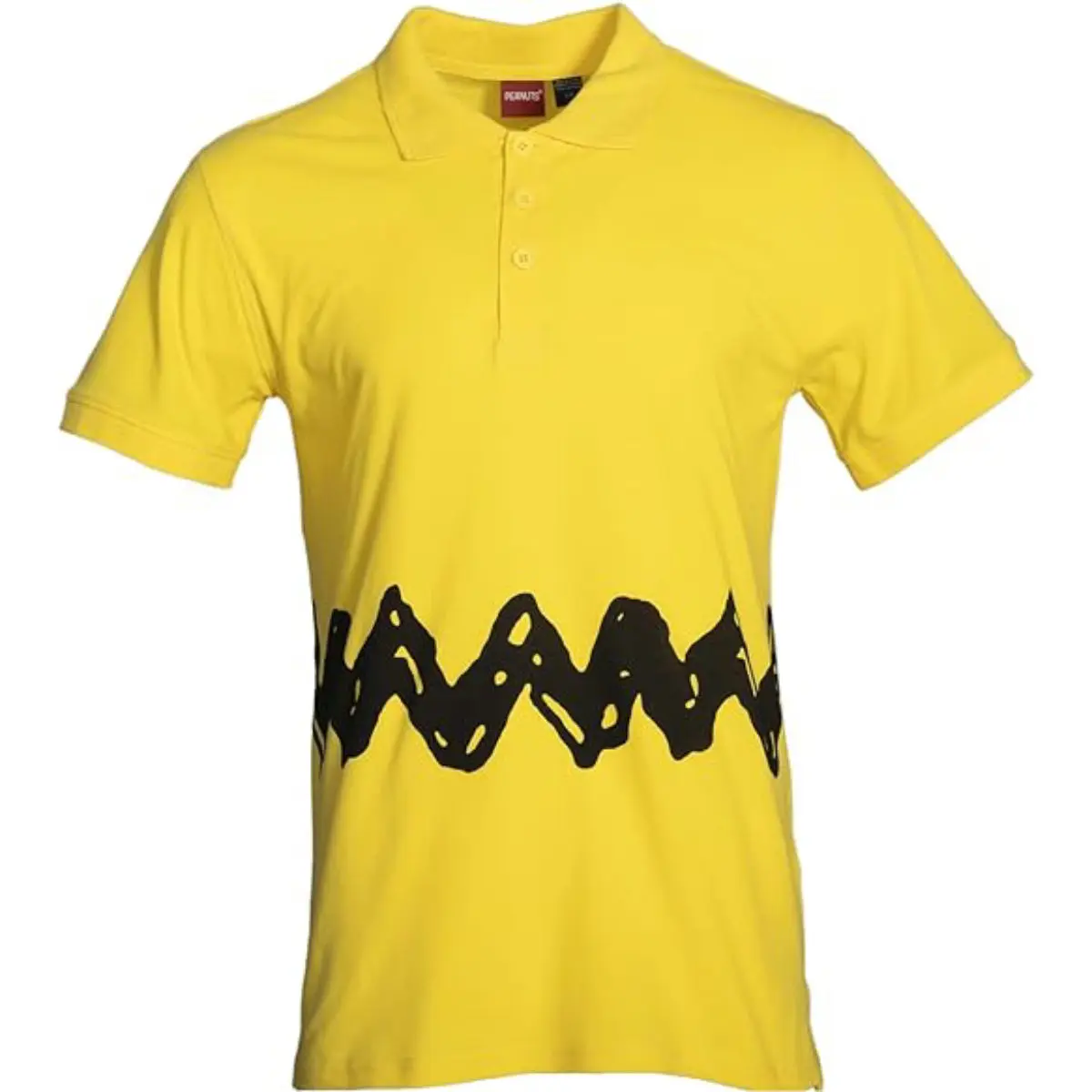 Charlie Brown Toddlers and Adults Replica Polo Halloween Cosplay Costume Shirt