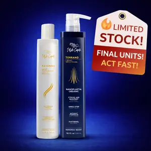 I Belli Capelli Ravenna Anti-Residue Shampoo 10.1 fl.oz & Torrano Thermal Sealing 500ml Gentle Intensive Organic Cleansing Keratin Repairing Hydrating Haircare Kit with Panthenol and Keratin - Hydrate Conditioner Cleanser