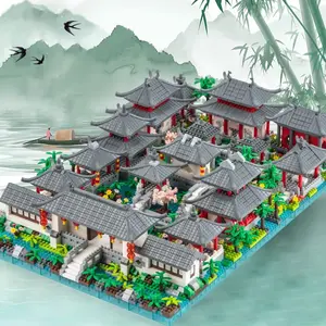 2600pcs Eiffel Tower Mini Building Blocks Set, High Difficulty Puzzle Toy, Perfect Gift for Halloween, Christmas, Birthday