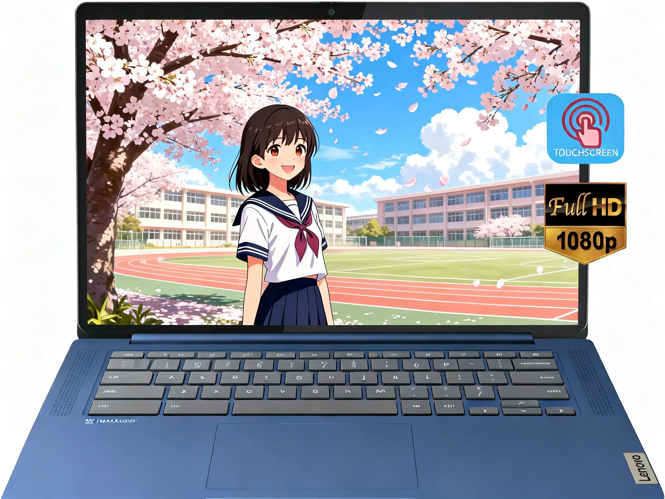 Lenovo 14” FHD Touchscreen Laptop |  64GB eMMC | MediaTek 8-Core | Free 256GB SD Card + Branded Mouse