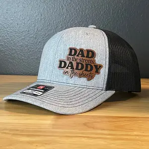 Dad in the Streets, Daddy in the Sheets Side Leather Patch Hat