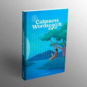 Calmness Wordsearch Puzzle Book – Brain Boosters with Puzzle Design, Soothing Content for Quiet Moments, Relaxation, Unwinding, Focus, Patience, Mental Escape & Educational Language Learning