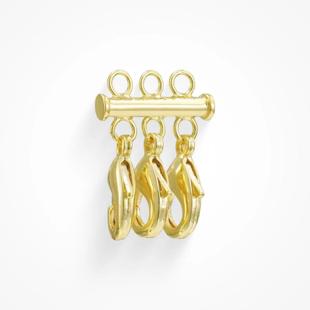 EVRY JEWELS Gold or Silver Plated Women's Hypoallergenic Layering Clasp for Necklaces