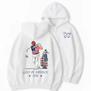 Trump Golf of America 2026 Hoodie for Men for Women, Trump Master Golf Hoodie,Trump Flag America Hoodie