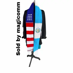 Graduation stoles with flags Tassel Shawl