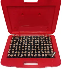 Precise 125-Piece Class ZZ Standard Steel Pin Gage Set, Dust-Proof Measuring Tool for Tools & Hardware, Electrical Applications