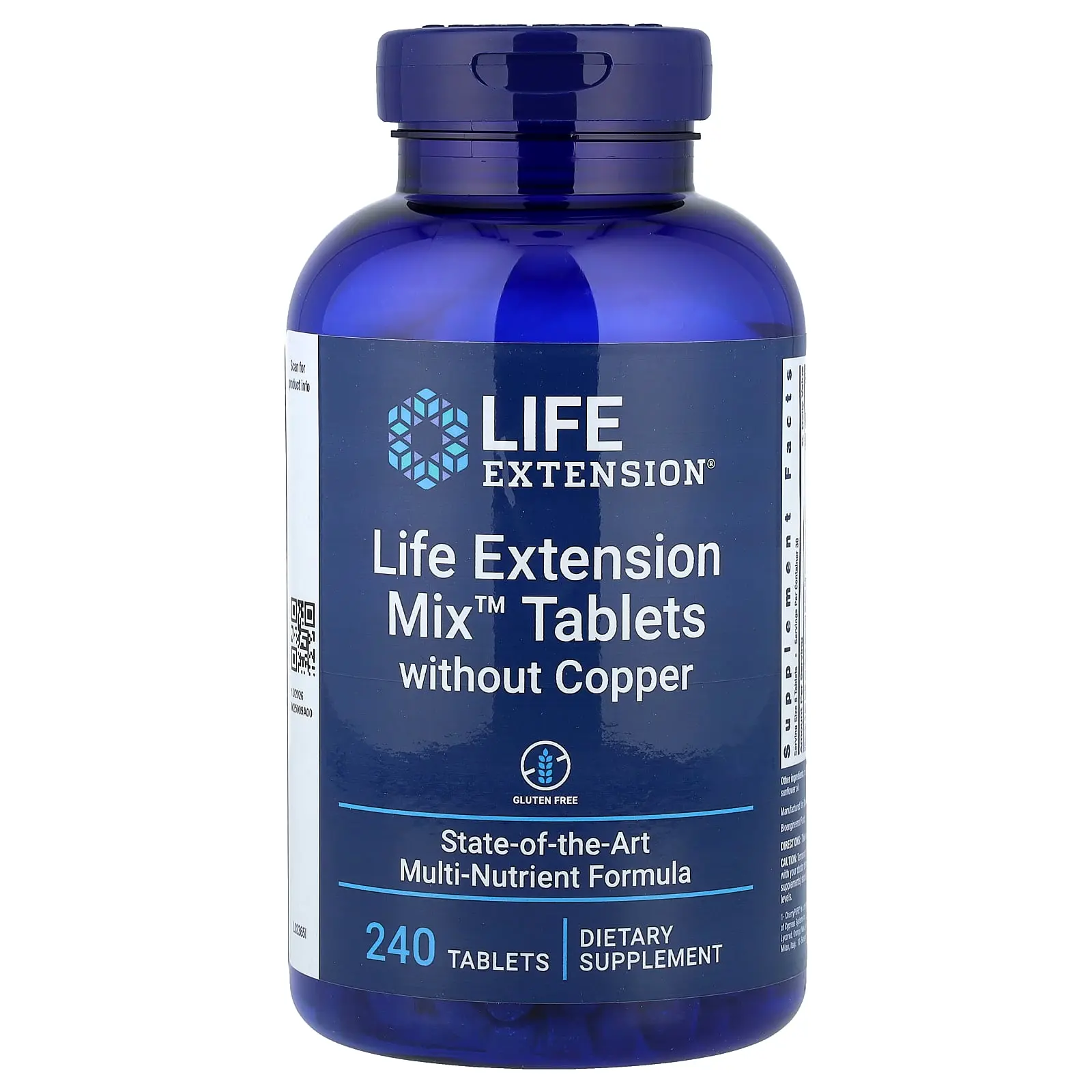 Life Extension Mix™ Tablets Without Copper, 240 Tablets