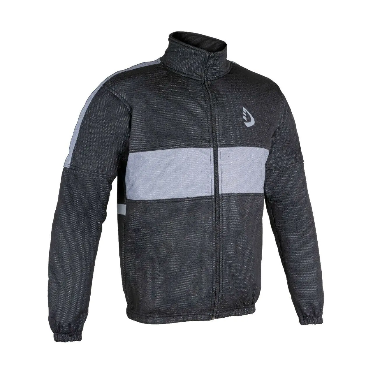 Deckra Men's Thermal Fleece Cycling Jacket - Windproof Winter Outerwear with High Visibility Reflectors, Fitted 3D Anatomical Cutting, Standard Sizes