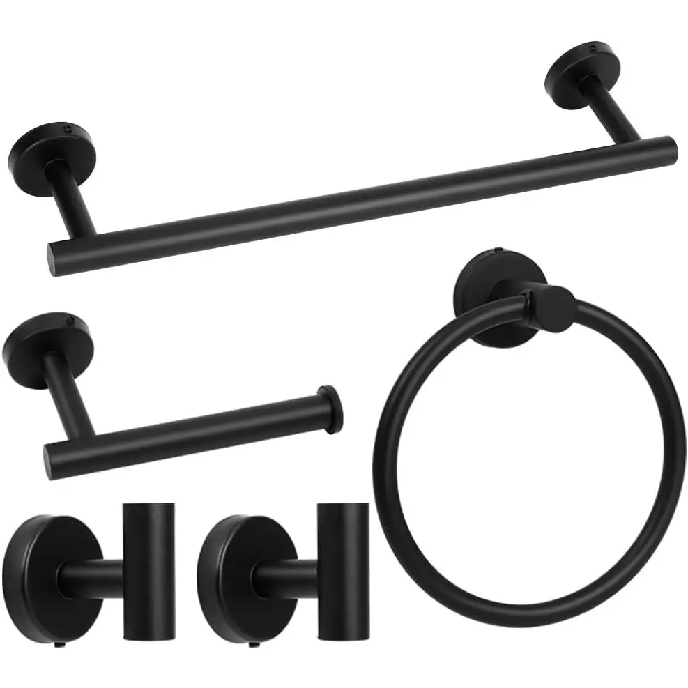 5pcs 16" Matte Black