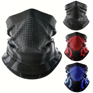 Winter Neck Gaiter Neck Warmer, Half Face Ski Mask Cover Shield For Cold Weather, Windproof Tube Bandana Balaclava For Running Skiing