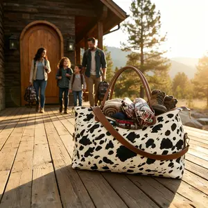 Trendy Carry On Weekender Bag |Spacious FoldableDuffle for Travel, Gym & Hospital Use | Gift for StylishWomen durable Thanksgiving,Christmas,New Year
