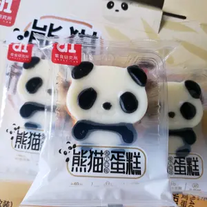 Panda Pudding Cake Snack