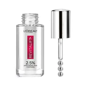 Revitalift 2.5% Hyaluronic Acid + Caffeine Under Eye Serum, for Smooth and Bright Under eyes, L'Oréal Paris