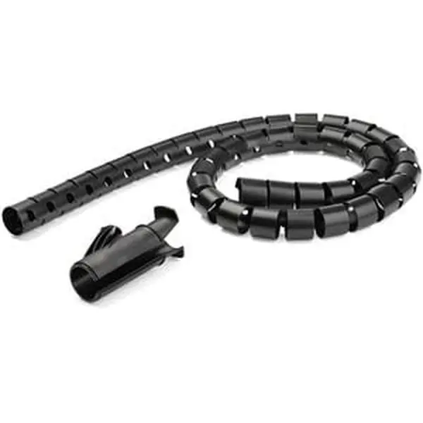 Startech CMSCOILED2 Spiral Cable Management Solution - 2.5m/8.2ft Length, 25mm/1in Diameter, Cord Cover, Flexible Wire, Plastic Tubing Sleeves, Cord Cover Cable Sleeves, Flexible Wire Cable Sleeves