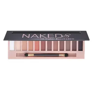 BestLand 12 Colors Makeup Nude Colors Eyeshadow Palette Natural Nude Matte Shimmer Glitter Pigment Eye Shadow Pallete Set Waterproof Smokey Professional Beauty Makeup Kit (Color A Matte) Blend Powder Cosmetic