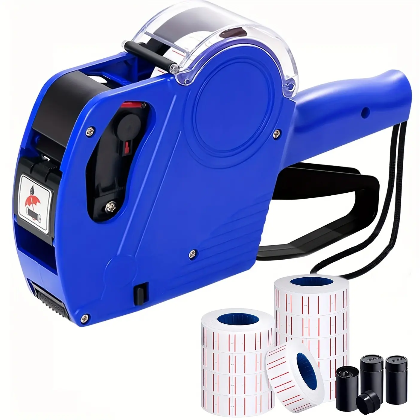 Digital Price Tag Gun with Label Kit, Label Maker Printer, Label Printer for Small Business, High-Quality Abs Material, Includes 5000 Blank Labels and 3 Ink Refills, Ideal for Offices and Retail Stores