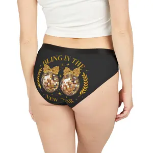 Bling in the New Year  Women's Underwear, Party Panties, Fun Lingerie, Holiday Gift, Comfortable Intimates, Celebration Underwear