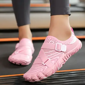 Women's Velcro Water Shoes - Breathable, Lightweight, Quick-Drying, Barefoot, Adjustable-Fit Sports Footwear for Beach Vacation, Outdoor Training | Watershoes, Women's Water Shoes