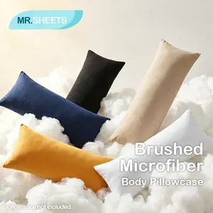 NTBAY Ultra Soft Brushed Microfiber Body Pillowcase, Cozy Long Pillow Cover for Side Sleepers, Breathable & Wrinkle Free with Envelope Closure