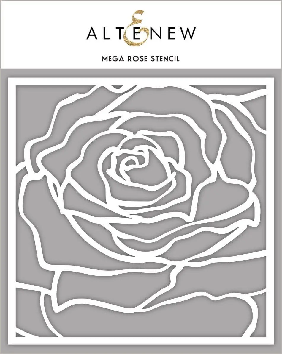 Mega Rose Stencil
