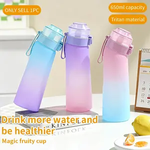Air Up Personalized Fruit Flavor Water Bottle, Includes 3 Fruit Flavor Clips, Healthy Drinking for Young People and Students