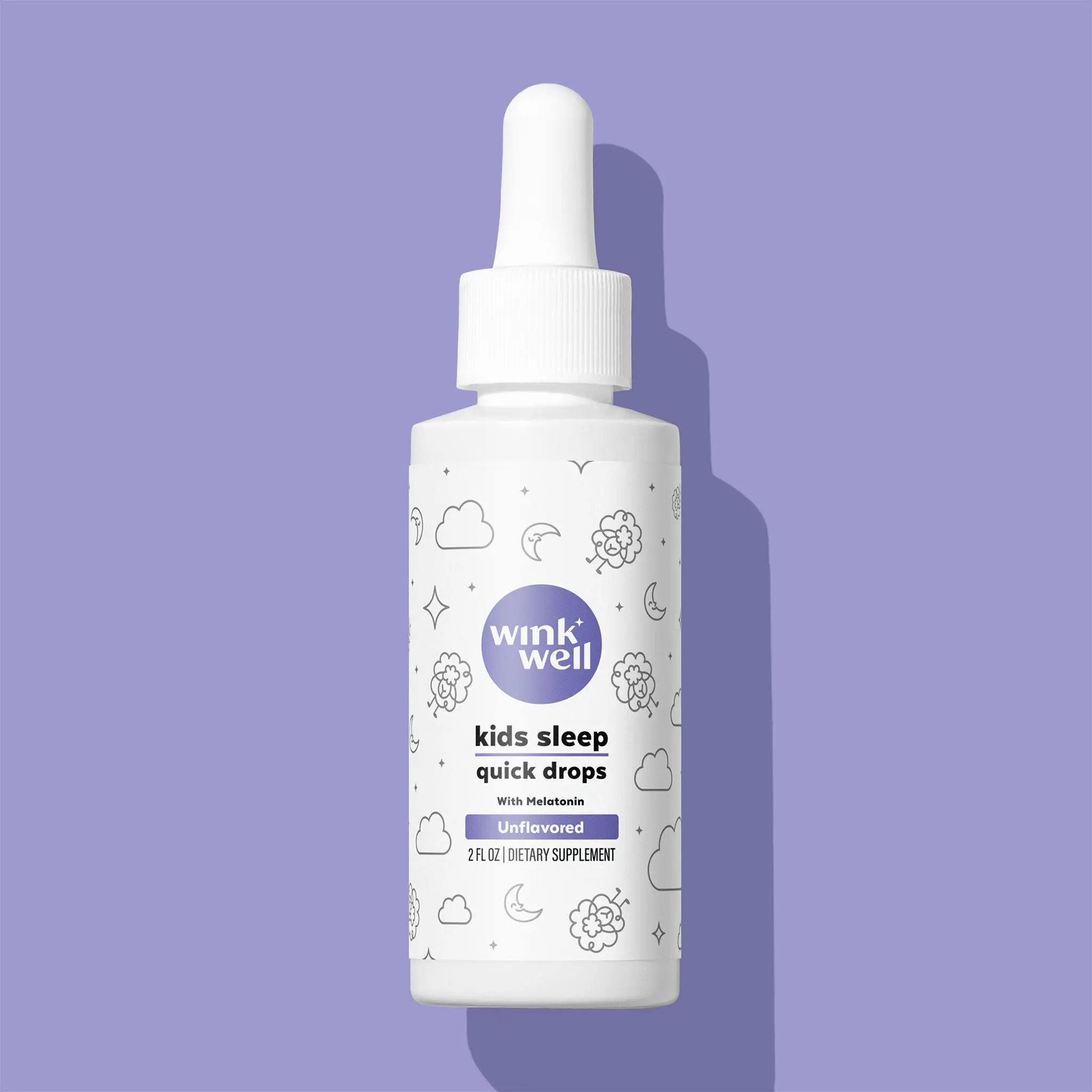 Kids Sleep Drops – Unflavored Natural Bedtime Support for Kids with ASD, SPD & ADHD | Drug-Free | Precise Melatonin Dose Formula | Unflavored | 2 fl oz