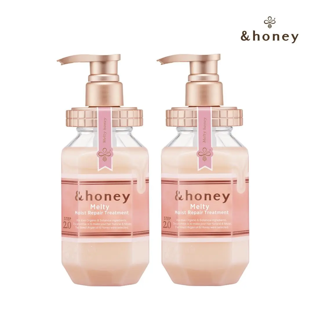 &honey Melty Moist Treatment 2.0 Duo Viral Japanese Honey Care for Frizz & Wavy Hair