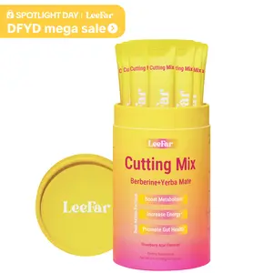 LeeFar Cutting Drink Mix –| Strawberry Açaí Flavor – 30 Servings