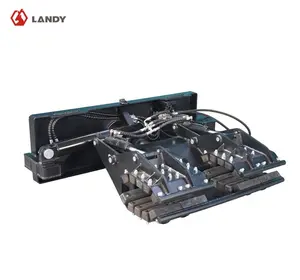 Heavy-Duty Hydraulic Grapple for Skid Steer - Grab Rocks & Logs Easily