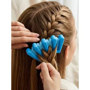2pcs Lazy Hair Braiding Tool, DIY French Braid Maker for Party Wedding Daily Use