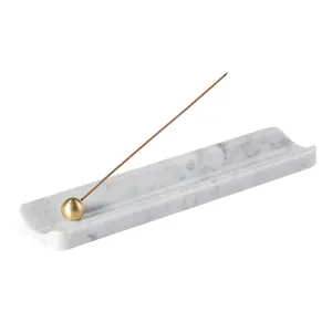 Incense Holder - Marble (Bianco Carrara)