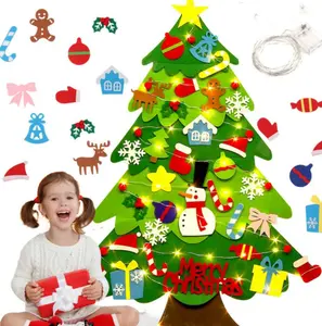 Felt Christmas Tree Decorating Kit for Kids