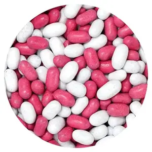 Good & Plenty Licorice Candy, Fat Free, 2 Pound Bulk Bag, Old Fashioned Bulk Nostalgic Candy, Licorice Flavored Candy, Pink & White Candy, Gumball Machine Refills