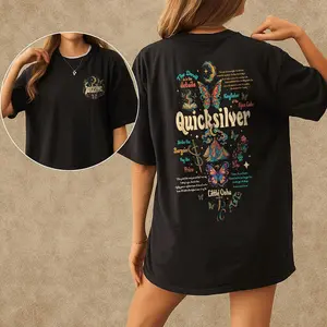 Quicksilver Comfort Colors Shirt – Saeris Fane Fantasy Tee, Kingfisher T-Shirt, Little Osha Bookish Gift for Readers