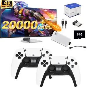 New Upgraded Retro Game Console with  Games,Arcade Retro Arcade, HDMIOutput, Wireless Joystick&Game Emulator, Childhood Classic Game Communication Cable