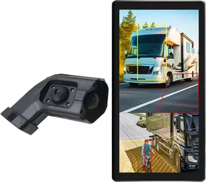 AHD 10.36" BSD Side View Vertical Monitor Touch Screen Loop Recording Display Left Right Car Camera for Truck Bus Mirror Summervibes