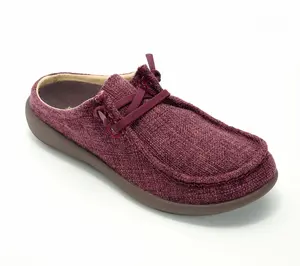 Revitalign Orthotic Memory Foam Canvas Mules - Carefree Clog