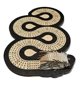 Dragon Cribbage Board with 4 Lanes